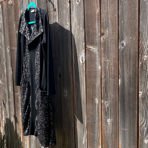 Dzhavael couture black sweater dress size XL - Picture 3 of 17